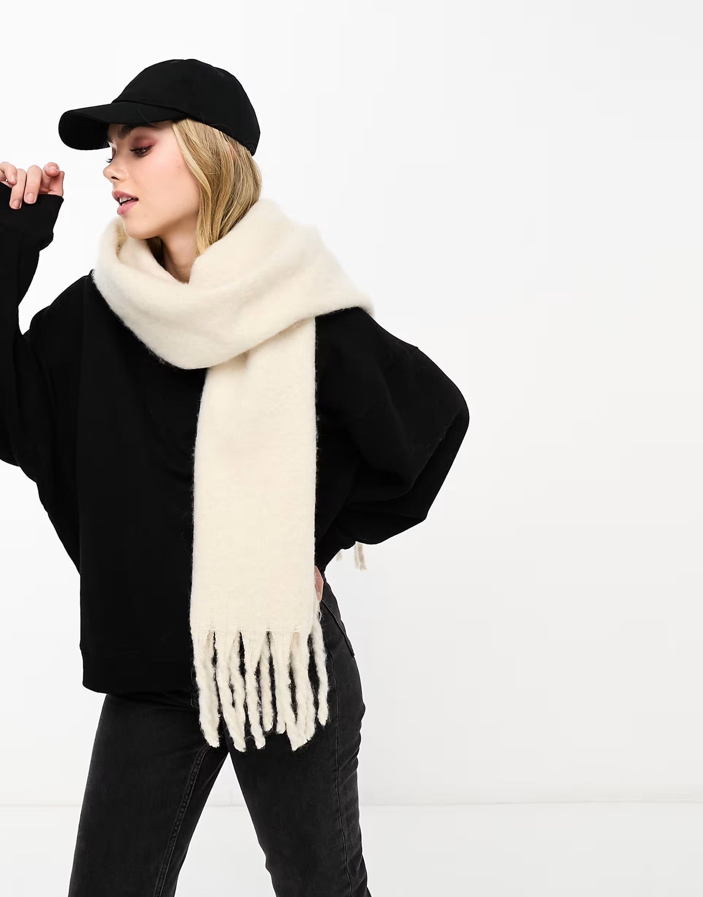 New Look oversized washed PU jacket in brown